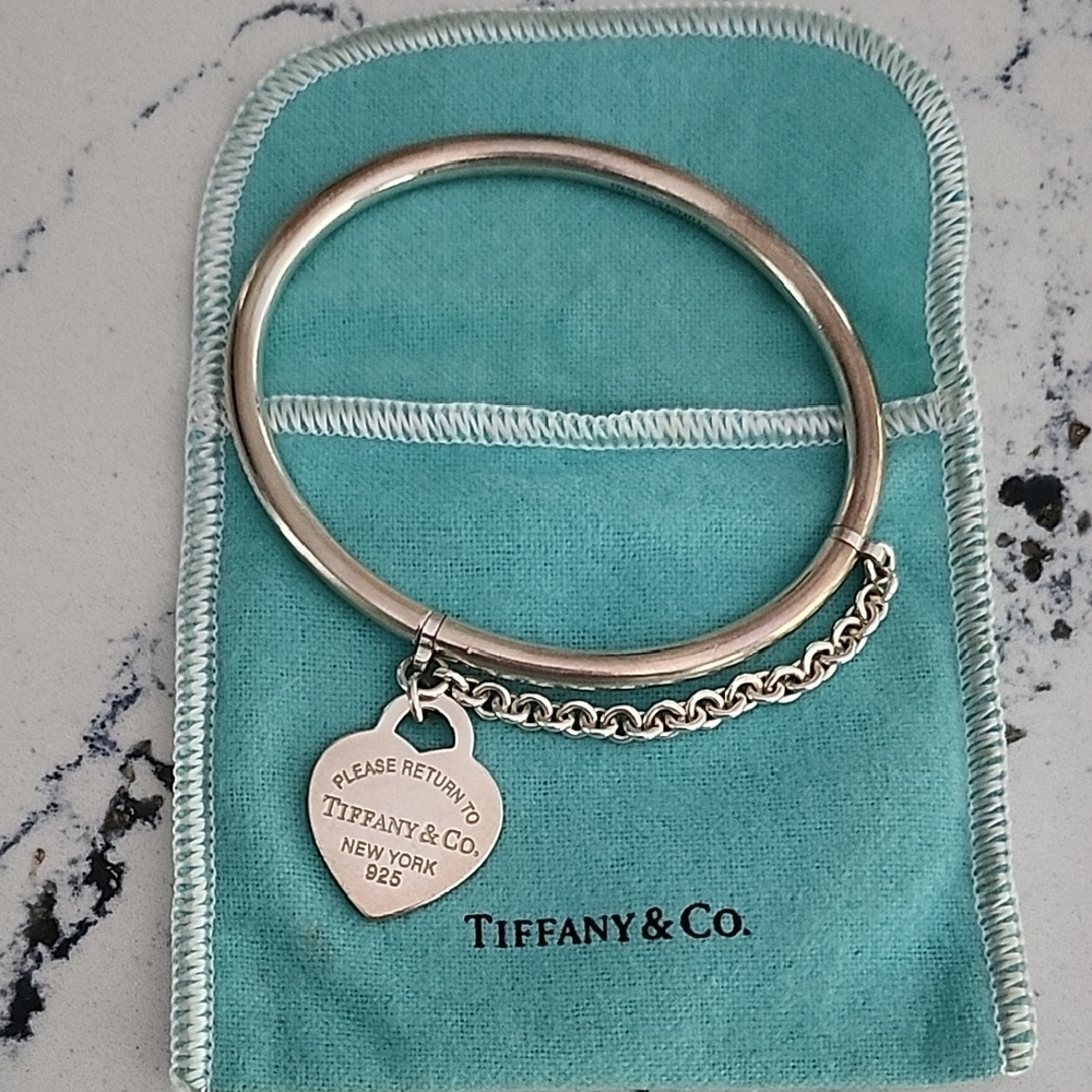 Tiffany Silver Bracelet With Charm